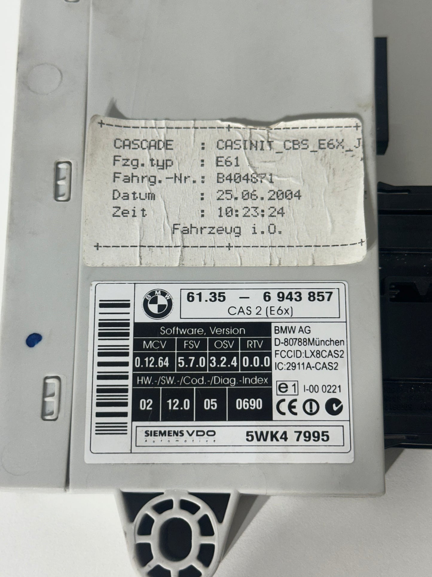 BMW CAS2 Steuergerät E6x