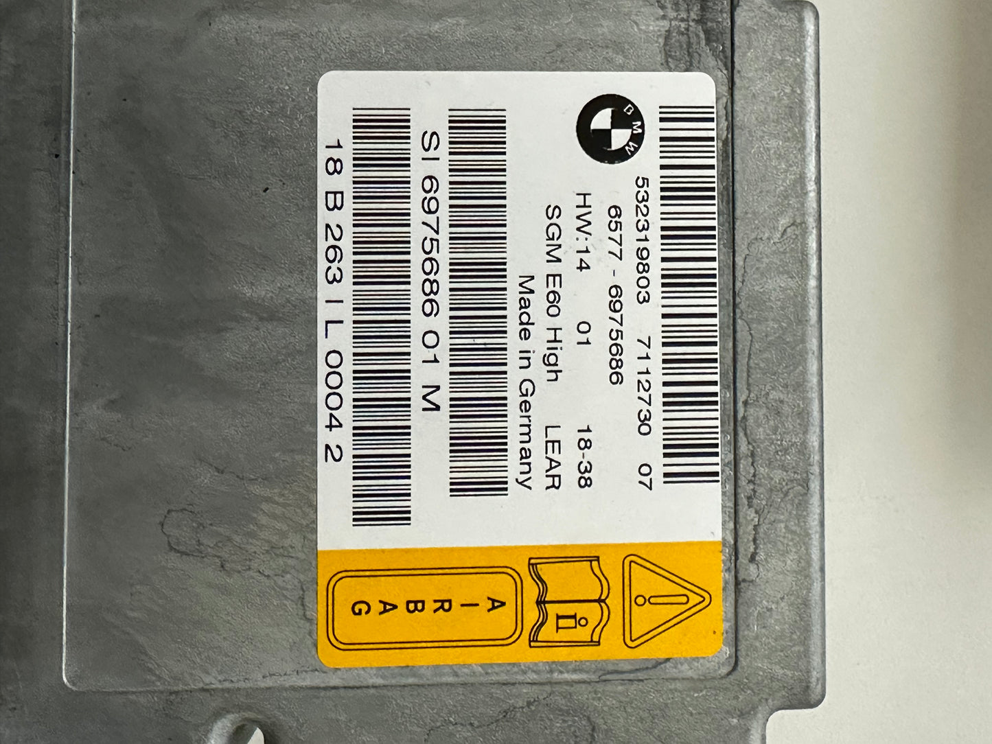 BMW Airbag-Steuergerät E60 E61