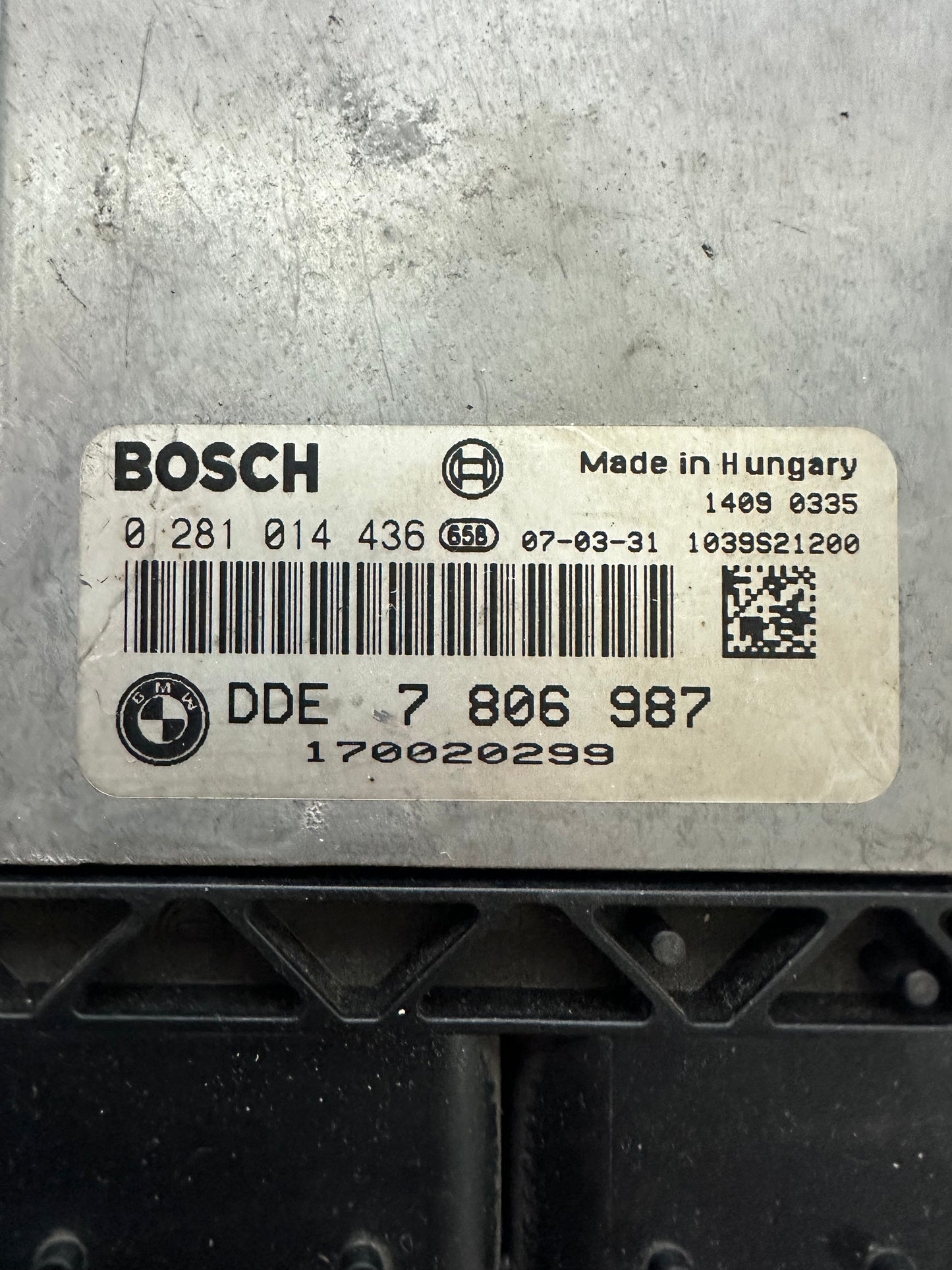 BMW Motorsteuergerät Bosch Diesel M57 Motor