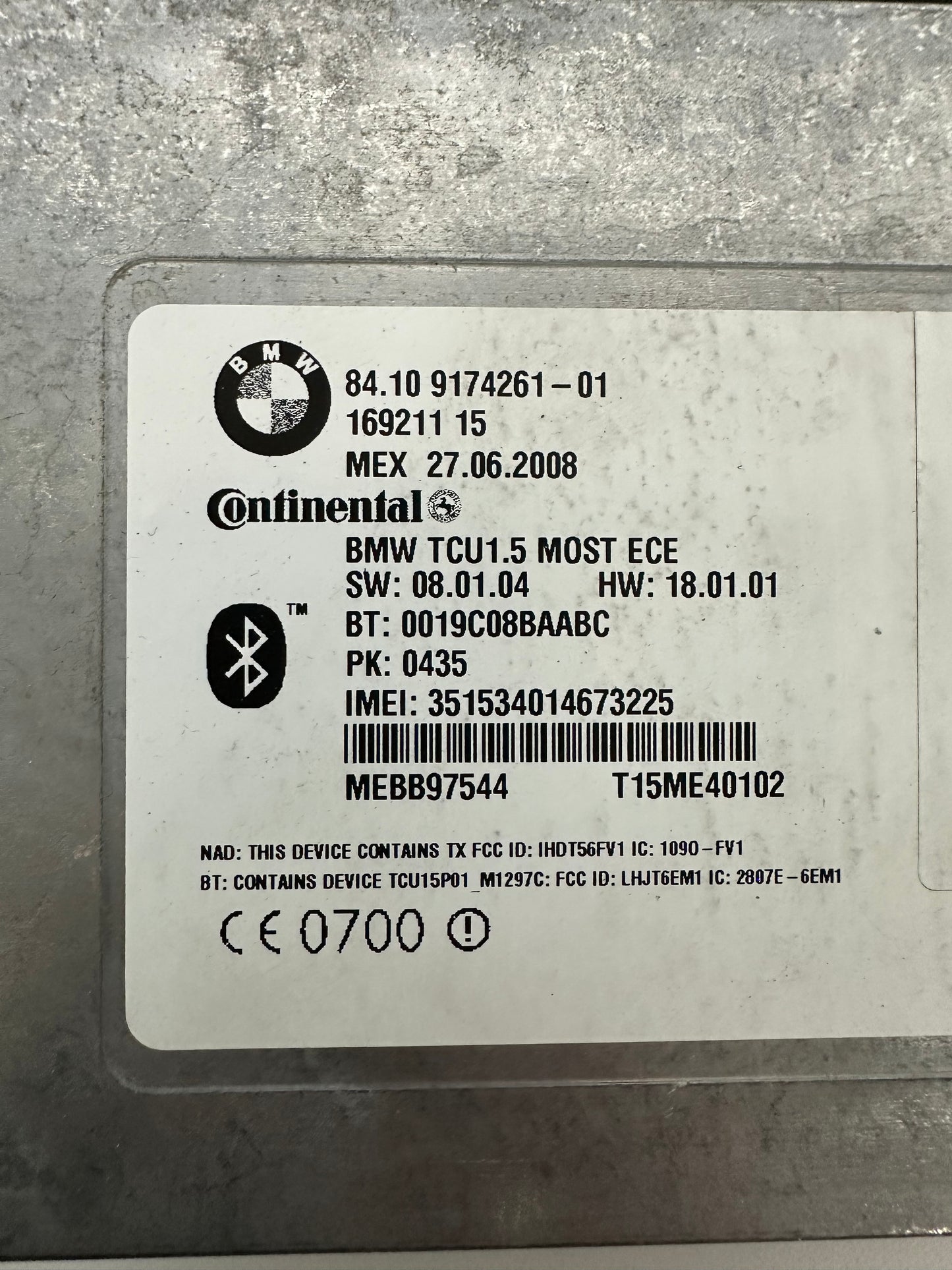 BMW Bluetooth Steuergerät TCU GSM Modul