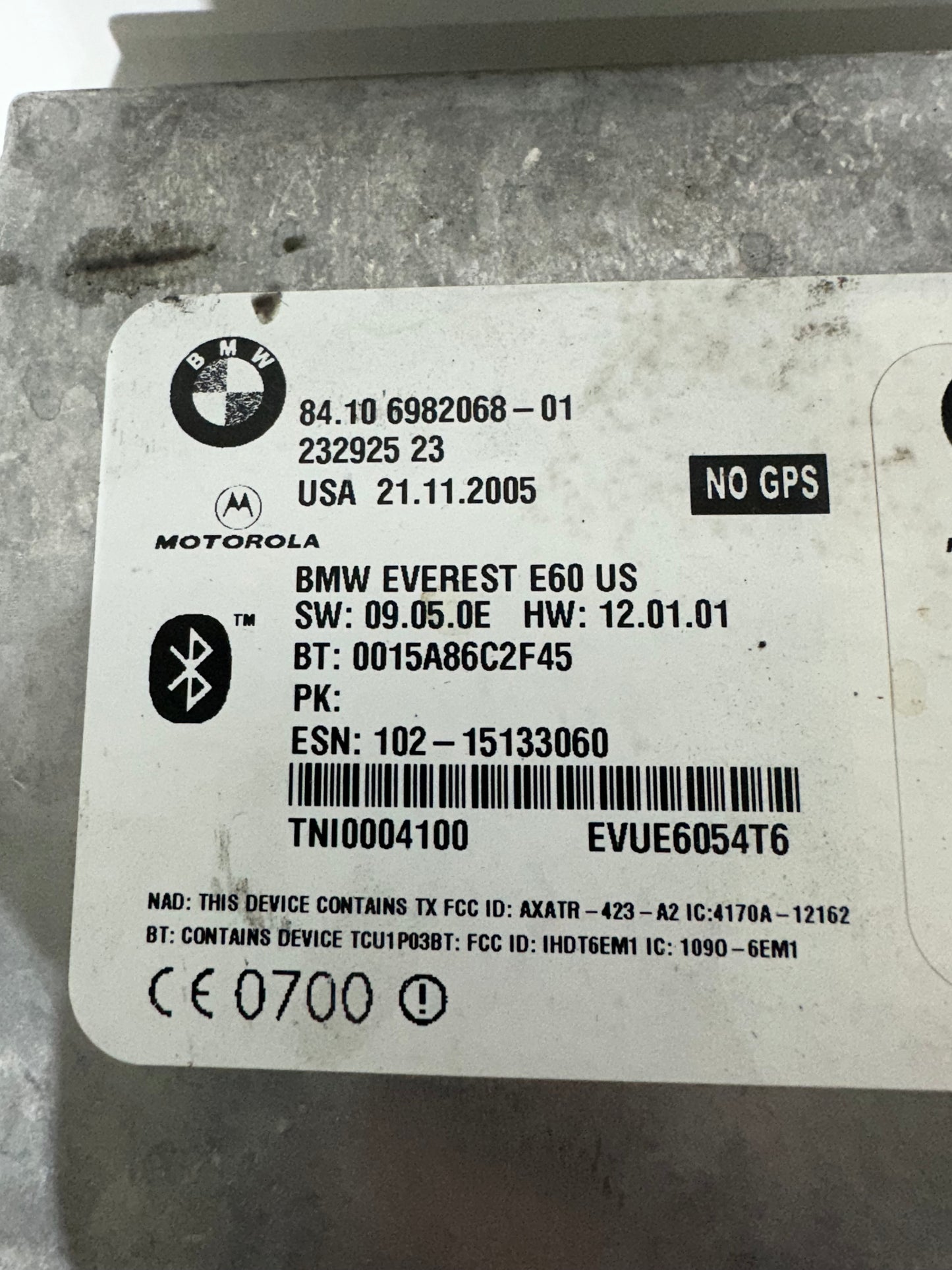 BMW Bluetooth Steuergerät TCU GSM Modul