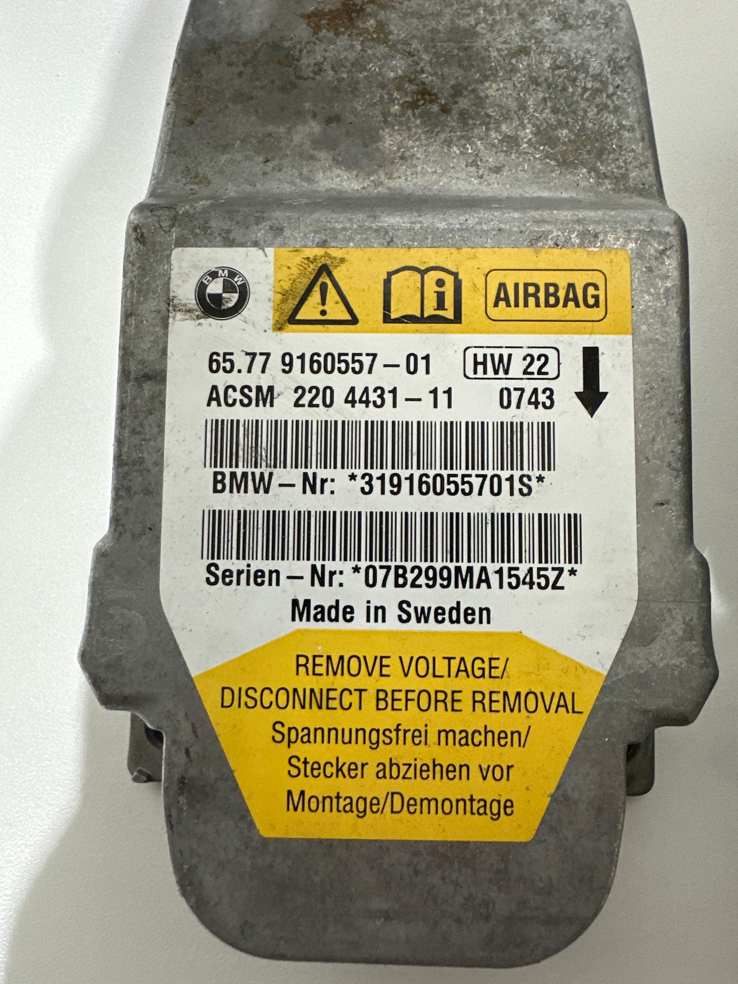 BMW Airbag-Steuergerät E60 E61