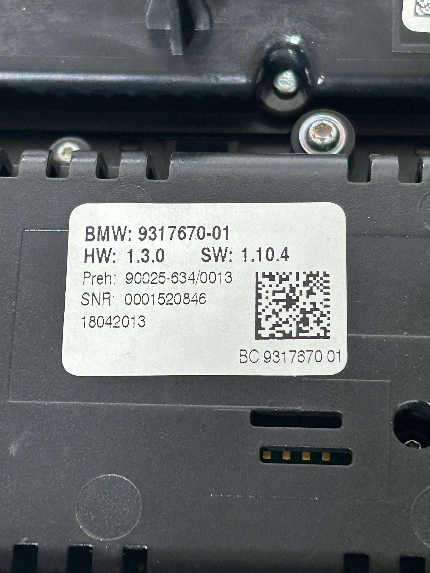 BMW Klimabedienteil Kontrollpanel 5er F10/F11
