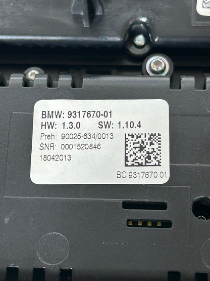 BMW Klimabedienteil Kontrollpanel 5er F10/F11