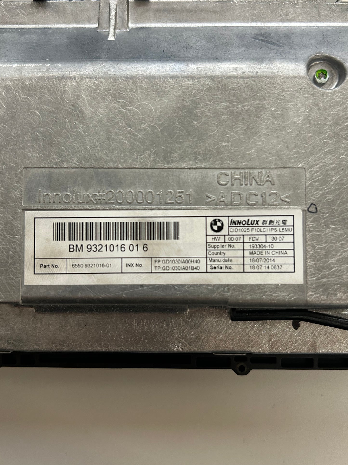 BMW zentrales Display Navi Multimedia 5er F11/F10
