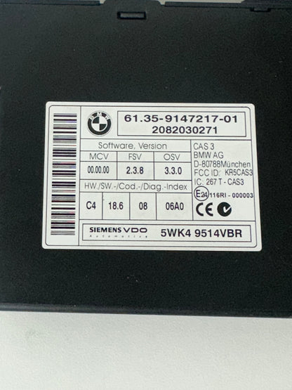 BMW CAS 3 Steuergerät E9x E8x E7x E6x