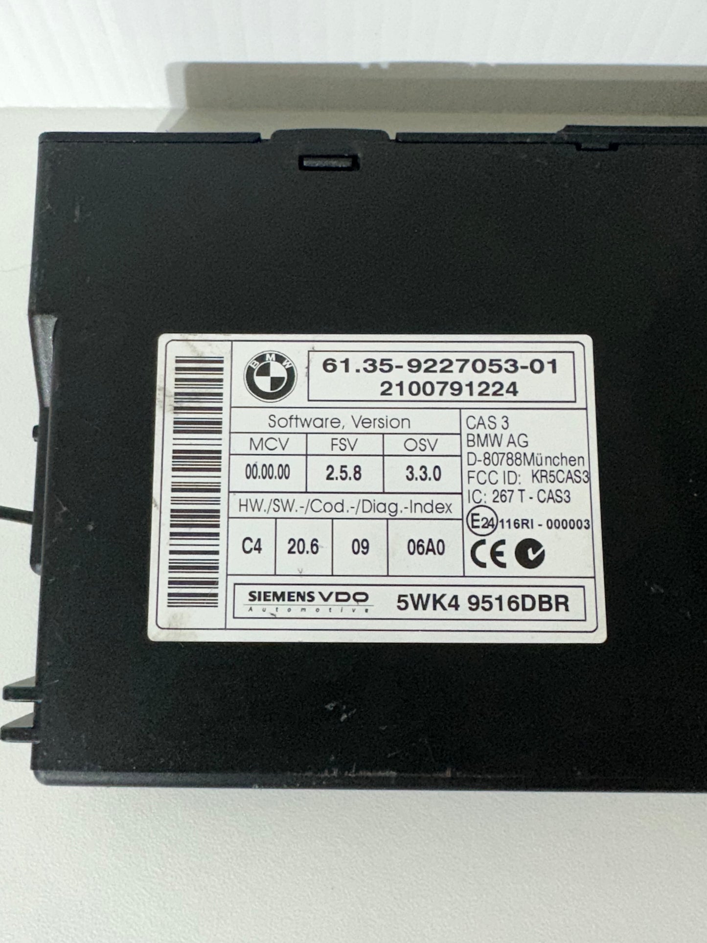 BMW CAS 3 Steuergerät E9x E8x E7x E6x