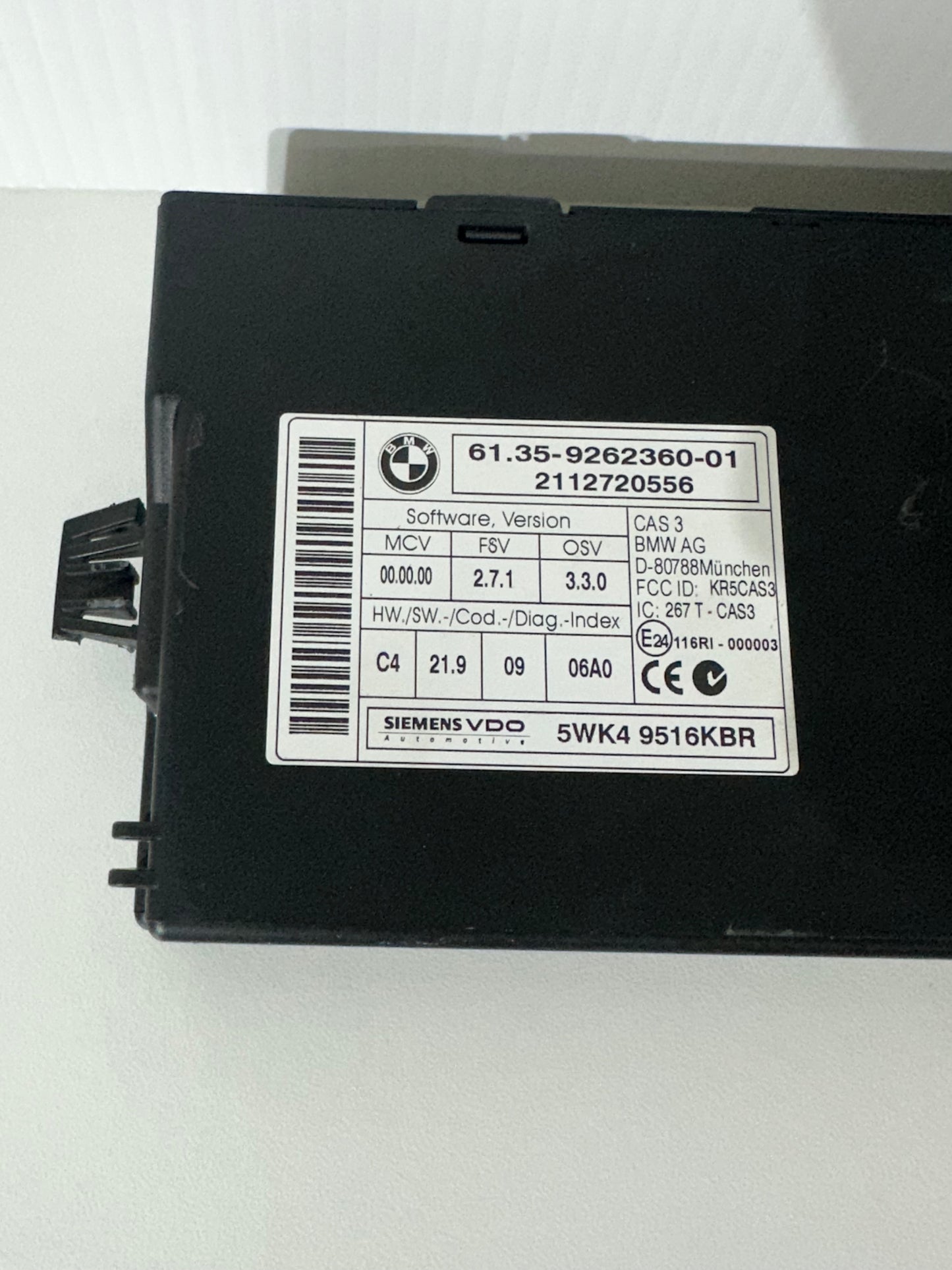 BMW CAS 3 Steuergerät E9x E8x E7x E6x