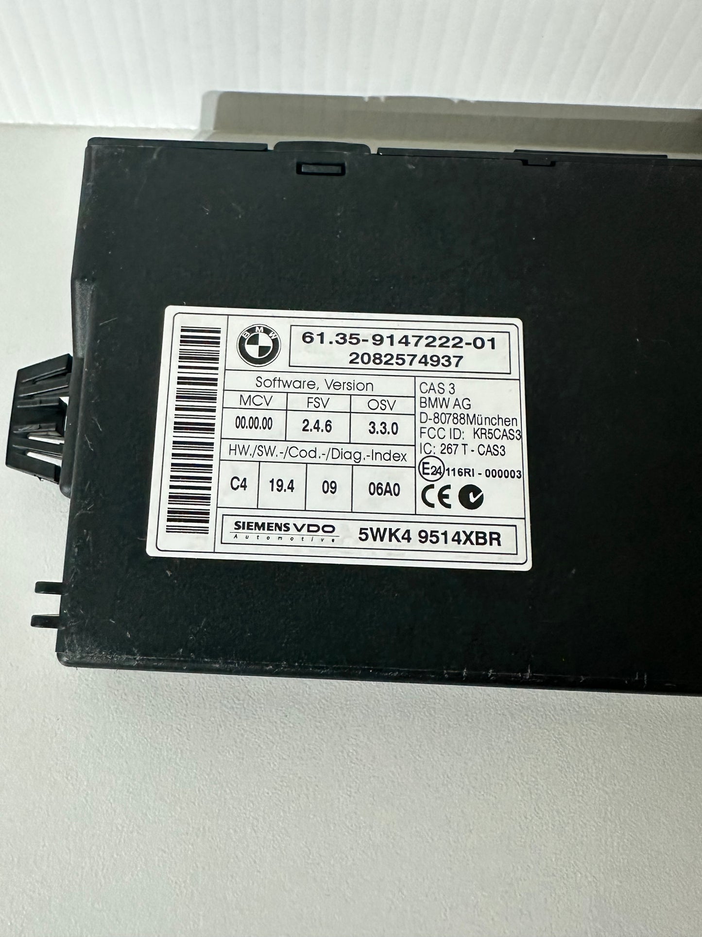 BMW CAS 3 Steuergerät E9x E8x E7x E6x