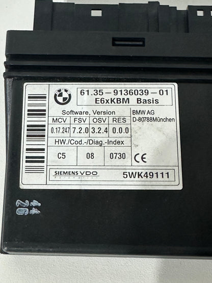 BMW KBM Basis E6x