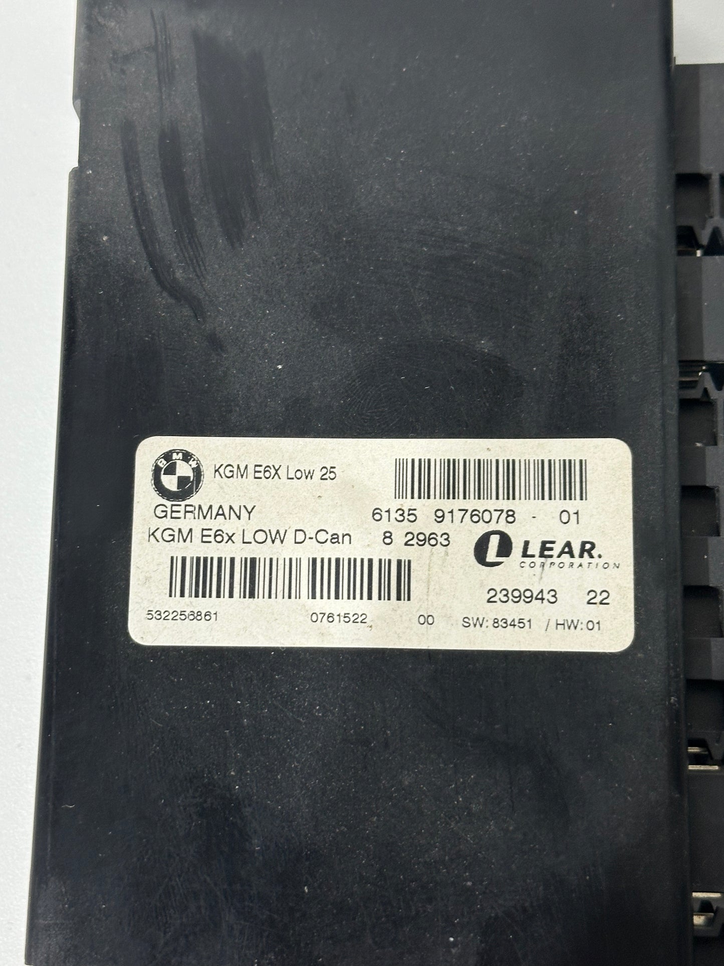 BMW KGM Steuergerät Low E6x