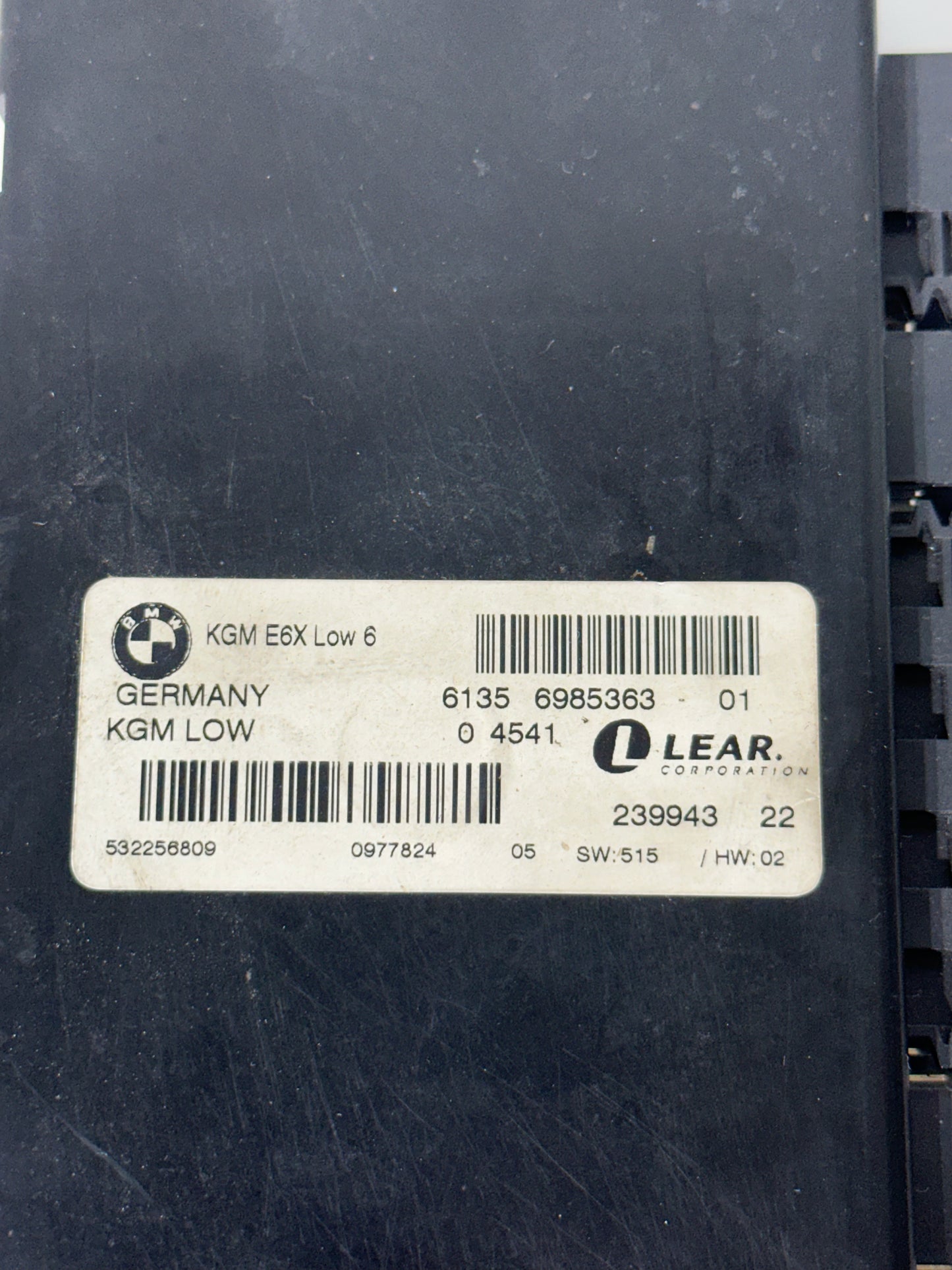 BMW KGM Steuergerät Low E6x