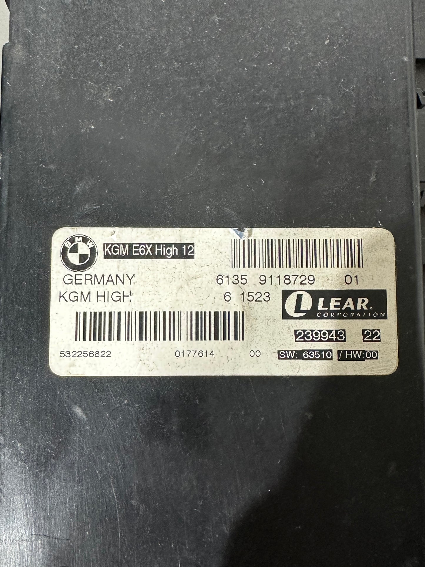 BMW KGM Steuergerät High E6x