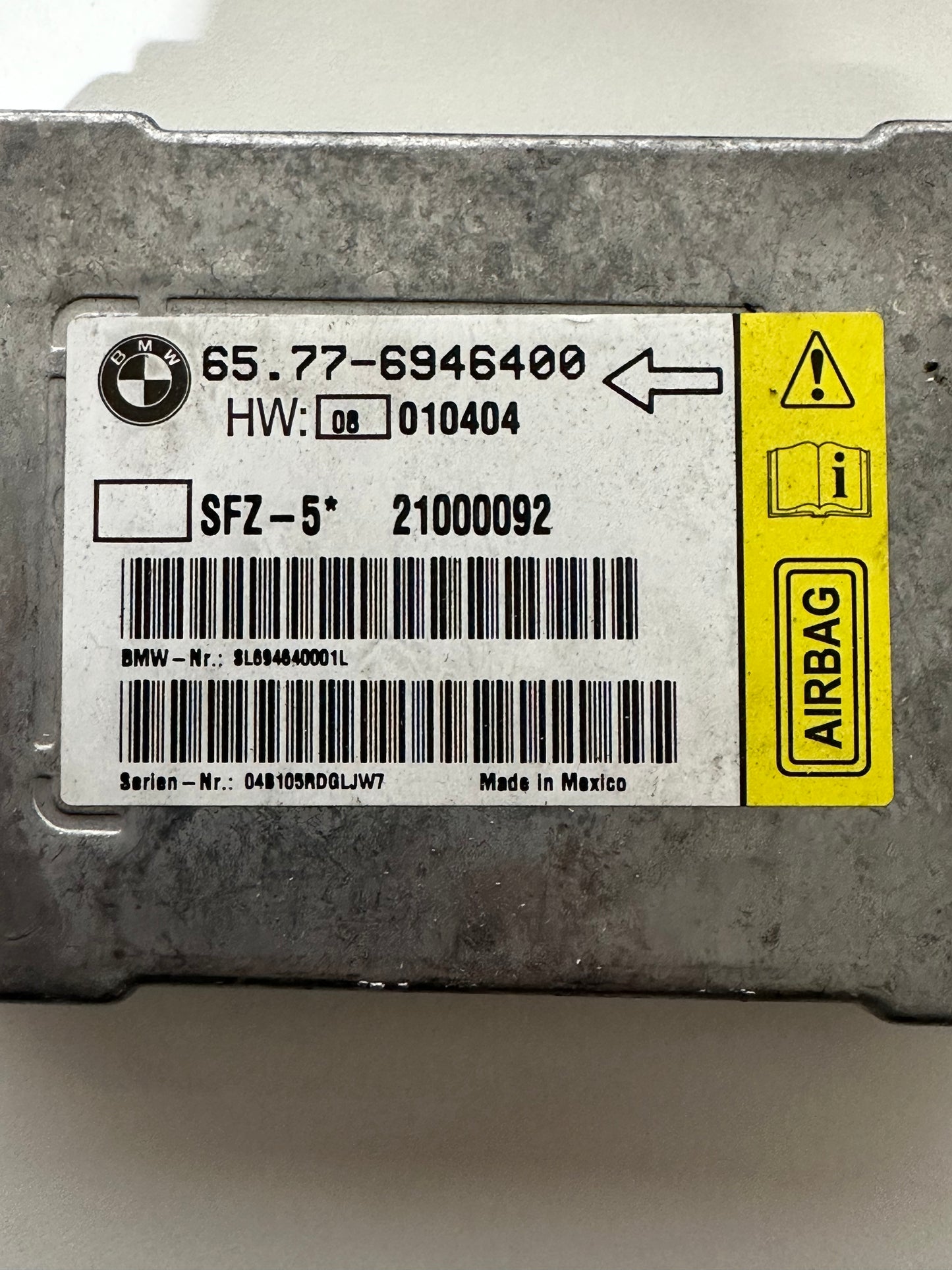 BMW Airbag-Steuergerät E60 E61